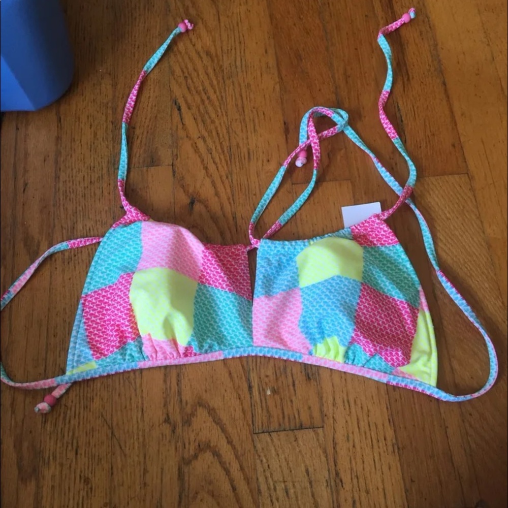 Vineyard Vines Patchwork Bikini Top